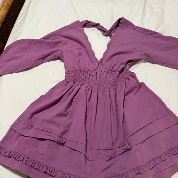 Free People Purple Mini Dress - Picture 2 of 2